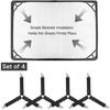 8/4Pcs/Set Adjustable Bed Sheet Grippers Belt Fastener Bed Sheet Clips Mattress Cover Blankets  Quilt Holder  Organize  Gadgets
