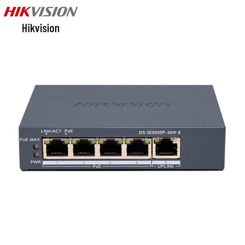 

Hikvision 5-Port Gigabit PoE Switch