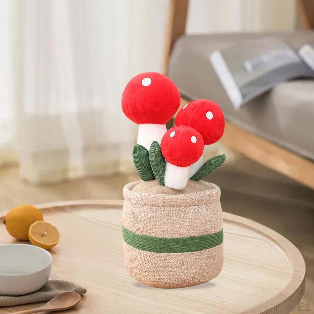 Cute Potted Plants Plush Toys, Lovely Stuffed Doll, Car office and home Drcorative Small Gadget for