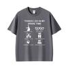 Things I Do In My Spare Time Funny Jiujitsu Martial Art Unisex Tshirts Unisexs Fashion Street Casual Cotton Short Sleeve T Shirts