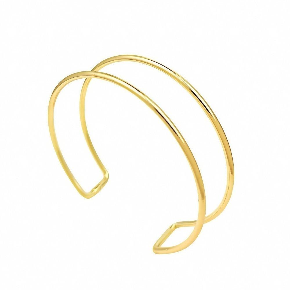 

Gold Color Circular Bangles Vintage Style Geometric Bangles Fashion Upper Opening Bracelet Wedding золотой