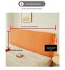 2024 Jacquard Full Headboard Cover, Thick & Solid Color
