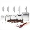 Large-capacity Coffee Bean Storage Box Square Storage Iron Can Gifts Coffee Powder Storage Jar