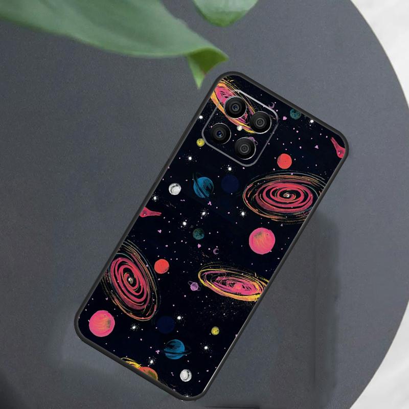 Outer Space Planet Stars Moon For Honor Magic 8 7 6 Pro Case For Honor Win RT X9d X9c X9b X9a X8c X8b 50 70 90 200 400 Lite