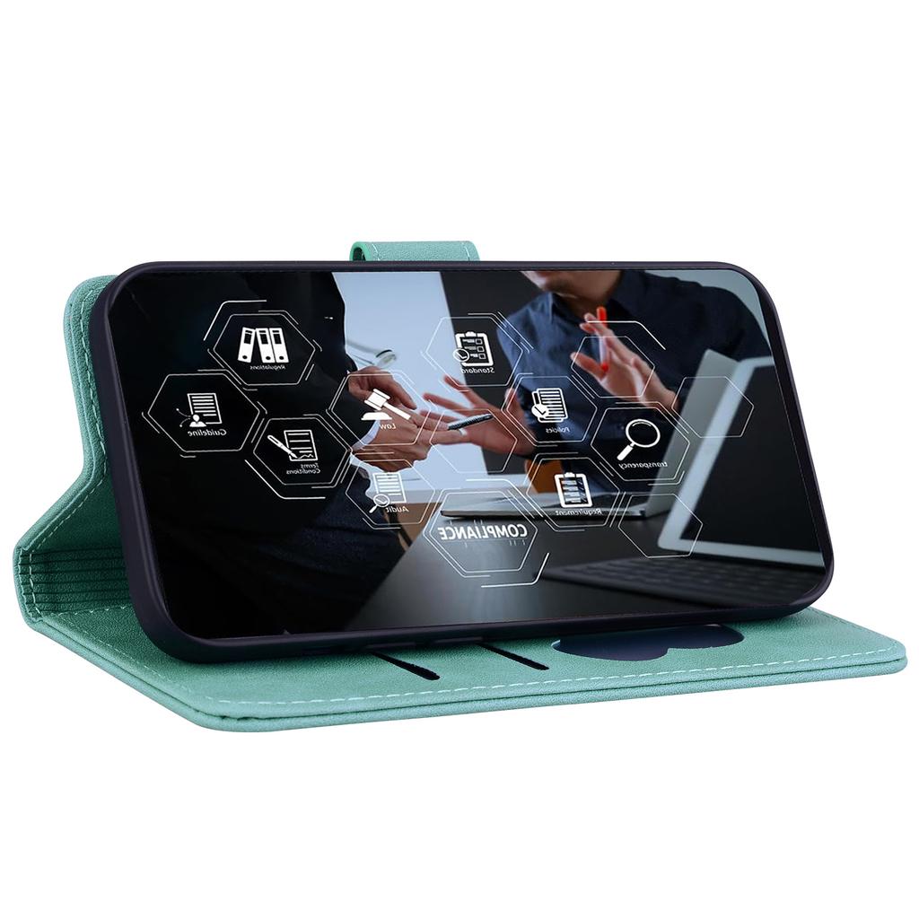 For Google Pixel 8a Case Wallet Cat Pattern Imprinted Leather Phone Cover