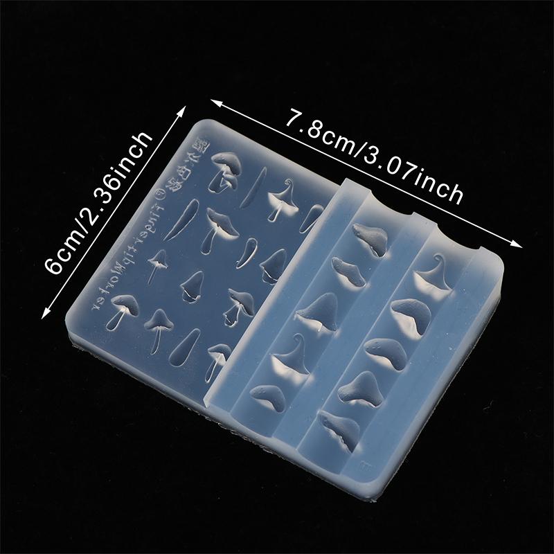 Moule Tampon Art Silicone Forme Champignon Moule Manucure Pour Manucuristes Professionnels Et Passionnés Outil de Bijouterie