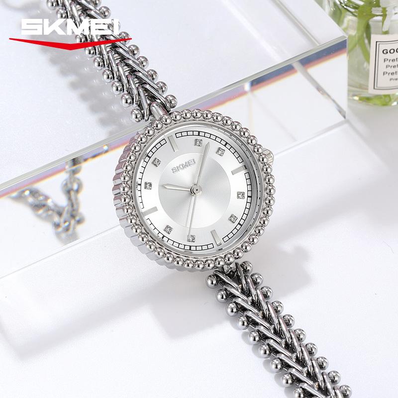 Skmei Quartz Watch for Women 3bar Waterproof Date Stainless Steel Business Fashion Casual Women's Watch 2548