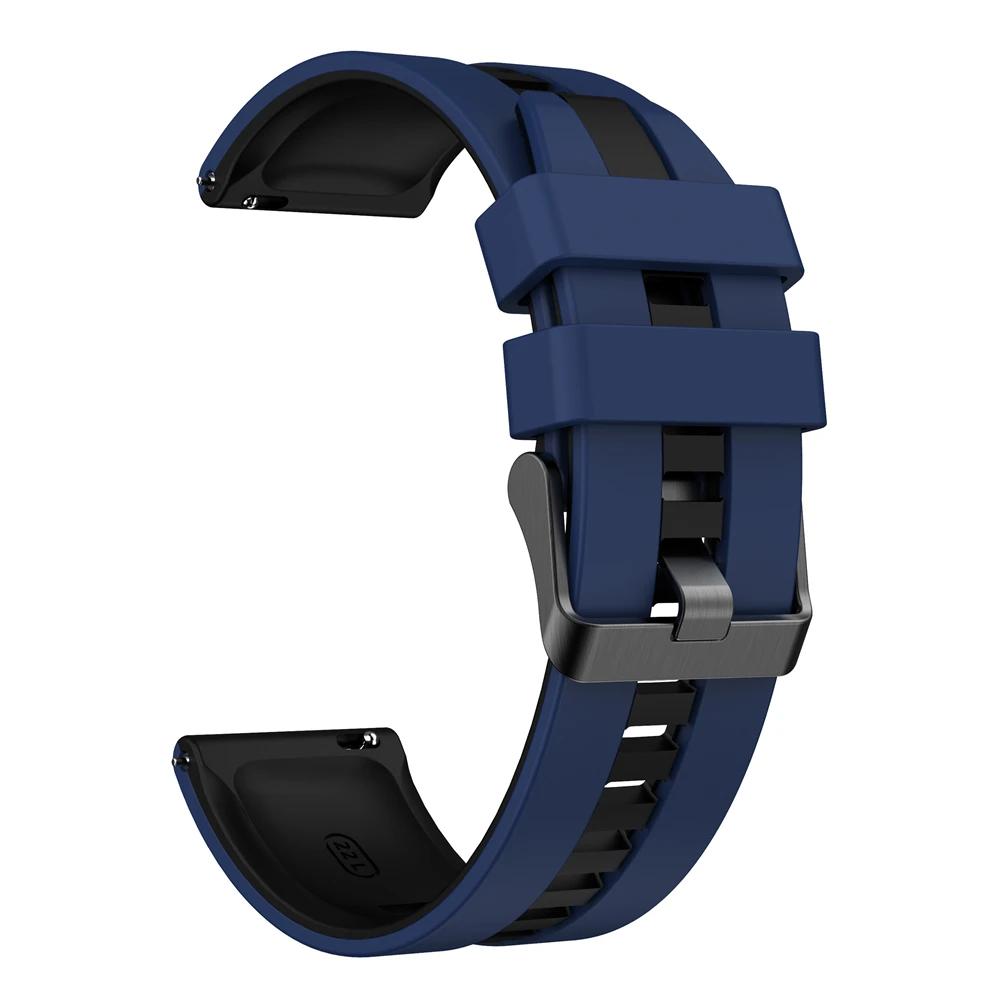 22 20mm Silicone Strap For HUAWEI WATCH GT 4 Pro 46mm Replacement Band GT 3 2 42mm HONOR Magic Watch 4 GS 3 Pro ES Bracelet Belt