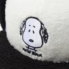 New Era 59FIFTY Dog Ear PEANUTS Snoopy White with Black Size 7 Visor, 1/8 (56.8cm)