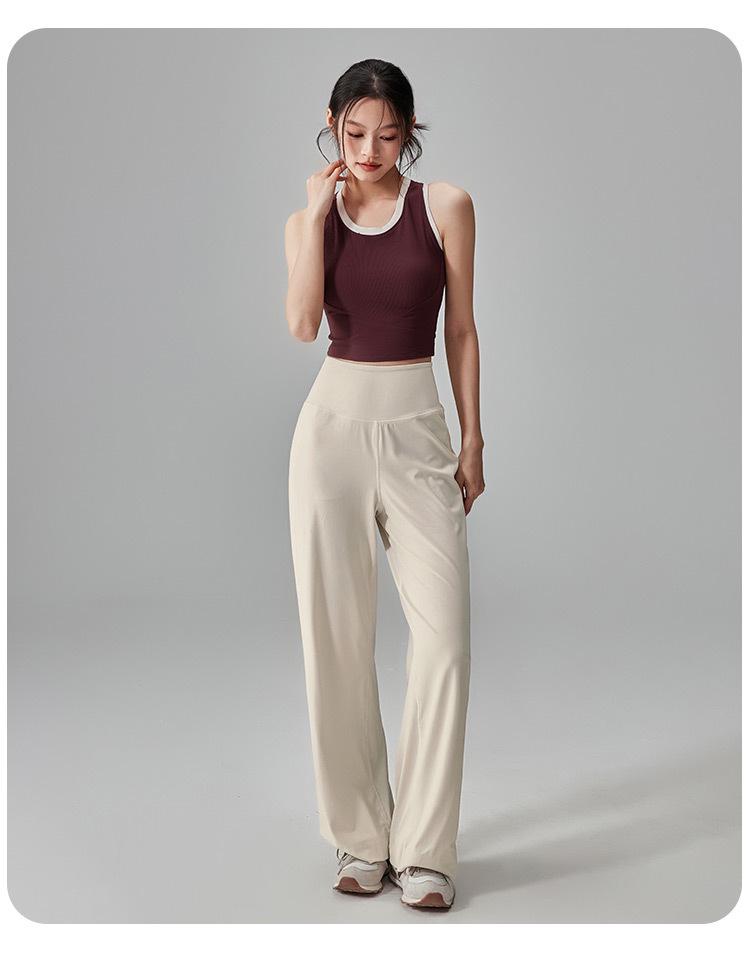 Women's Autumn Slimming Straight-Leg Yoga Pants: Casual, Loose, Plus Size Fitness and Running Trousers