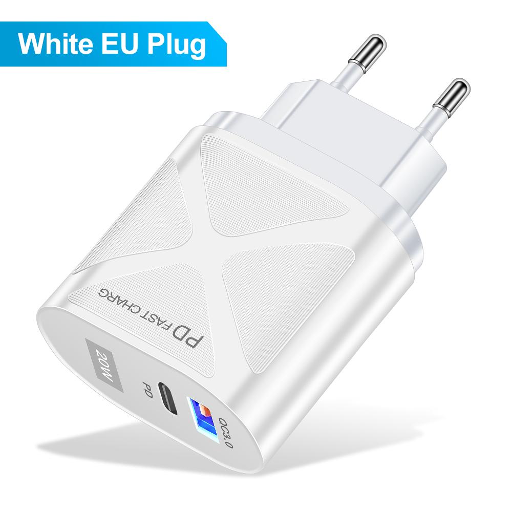 20W USB Type C Charger Fast Charger Quick Charge for IPhone 16 15 14 13 12 Pro Max PD Fast Charging for Xiaomi Samsung Huawei