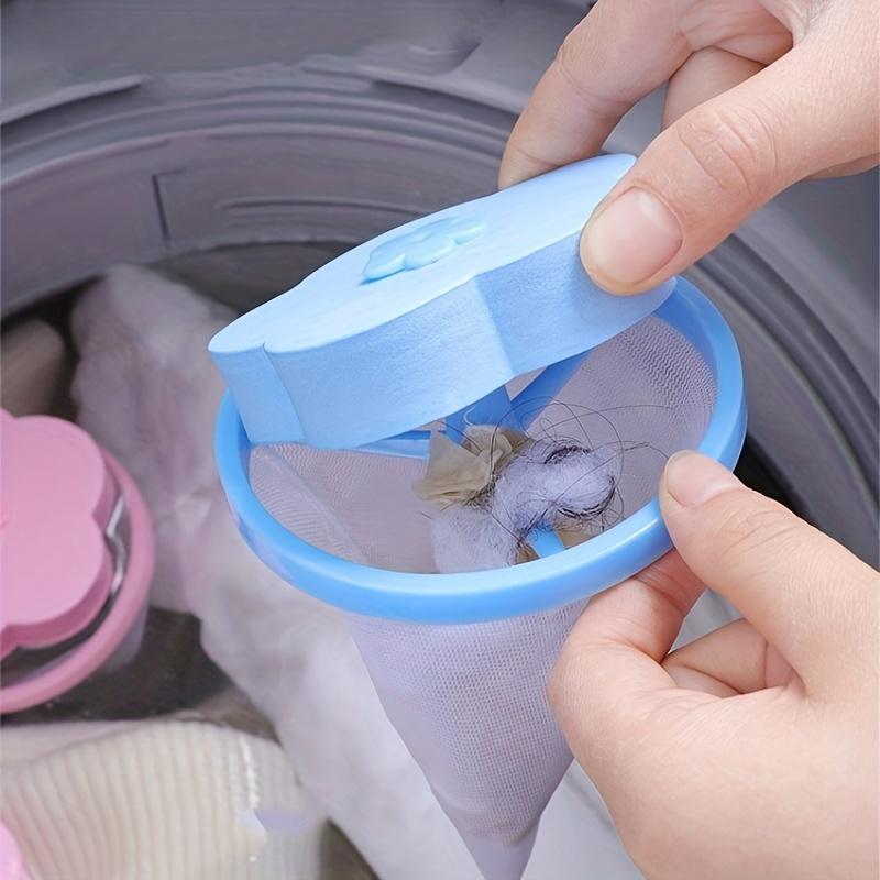 Washing Machine Lint Catcher - Filter Mesh Bag Clean Ball Bag, Dirty Fiber Collector, Filter Laundry Ball Tray