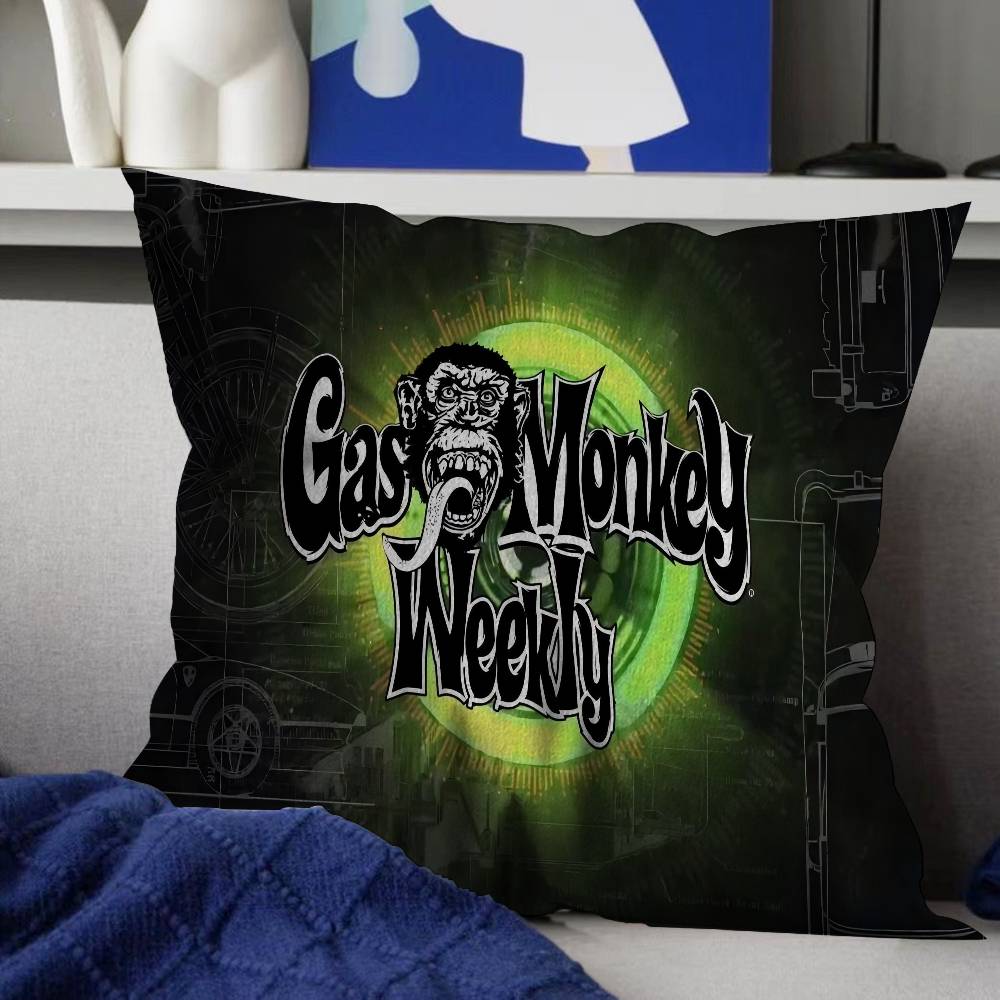 

G-Gas M-Monkey 45*45cm Cushion Cover Pillow Cover Decor Pillowcase Home Pillowcase For Couch Pillow 12x12Inch