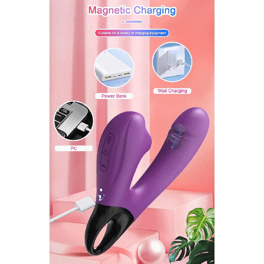 15 Modes Powerful Dildo Vibrator Female Masturbator G Spot Clitoris Sucker Vacuum Stimulator Adult Supplies Sex Toy for