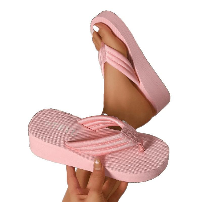 Women's Wedge Sandals: New Summer Large Size Cross-Border Flip-Flops