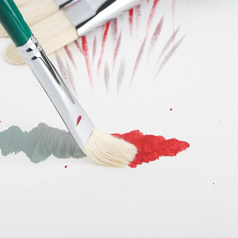 Koreanischer Hwahong 808 Serie Borstenpinsel für Öl-, Wasserfarben-, Gouache- und Acrylmalerei