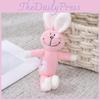 Charmantes Kaninchen Plüsch Anhänger Paar Puppe Schlüsselanhänger Cartoon Puppe Rucksack Ornament