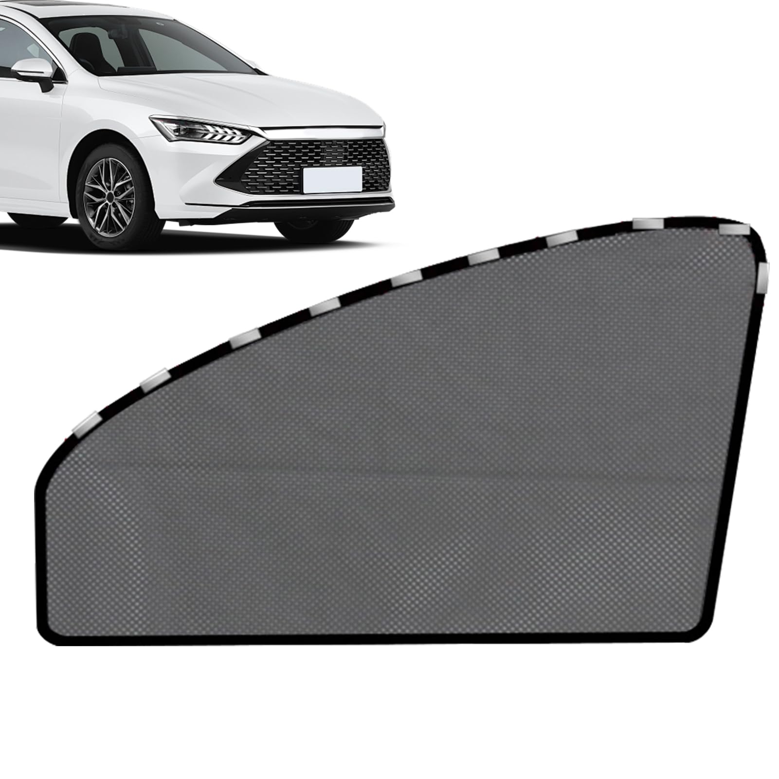

Vuggdt Car Window Shade - Auto Window Sun Cover - Magnetic Mesh Sun Shade Refer to description