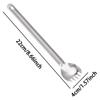 Spoons Cutlery Titanium Alloy Extended Handle Cutlery Spork Kitchen Utensils Spoon For Tea Milk Powder Flour Sugar Rice Home