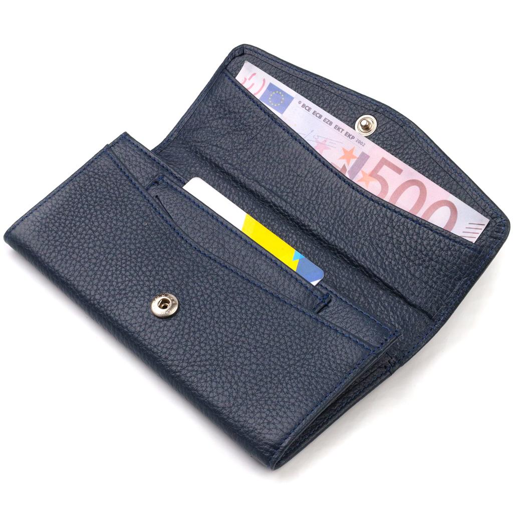 Women's Stylish Leather Wallet with Convenient Functionality CANPELLINI 21725 Blue