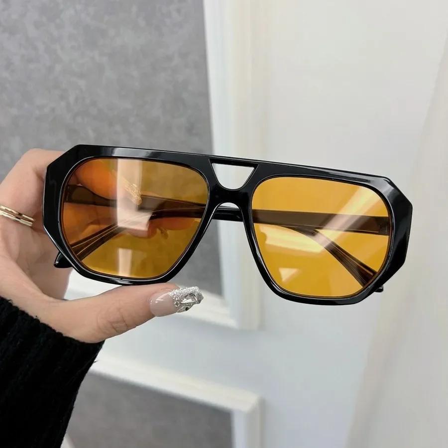 Trendy Square Sunglasses Women Men Retro Mirror Lens Stylish Sun Glasses Female Male Personality Colors
