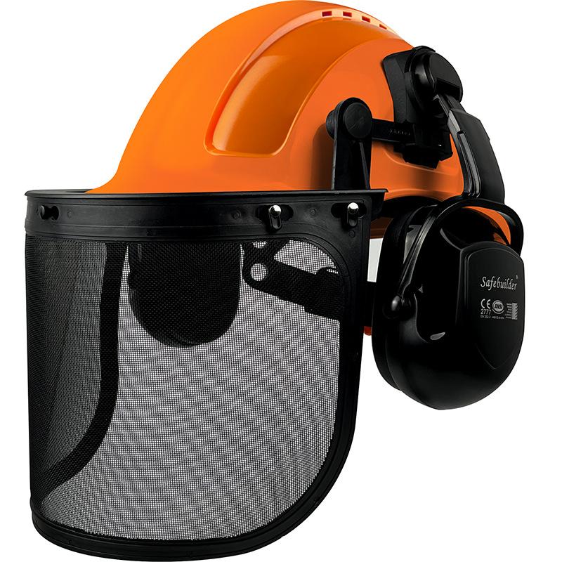 Forestry Logging Safety Hat Sound Insulation Noise Reduction Protective Screen Chainsaw Operation Anti-splash