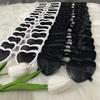 15 Black Heart-Shaped Glasses + 15 White Heart-Shaped Glasses Bridal Groom Bridesmaid Supplies for Wedding Party