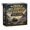 Aviation Themed Decor Aircraft Advent Calendars 2026, Airplane Toy Countdown Calendar, 24 Days Christmas Holiday Calendar with Models, 2D Acrylic