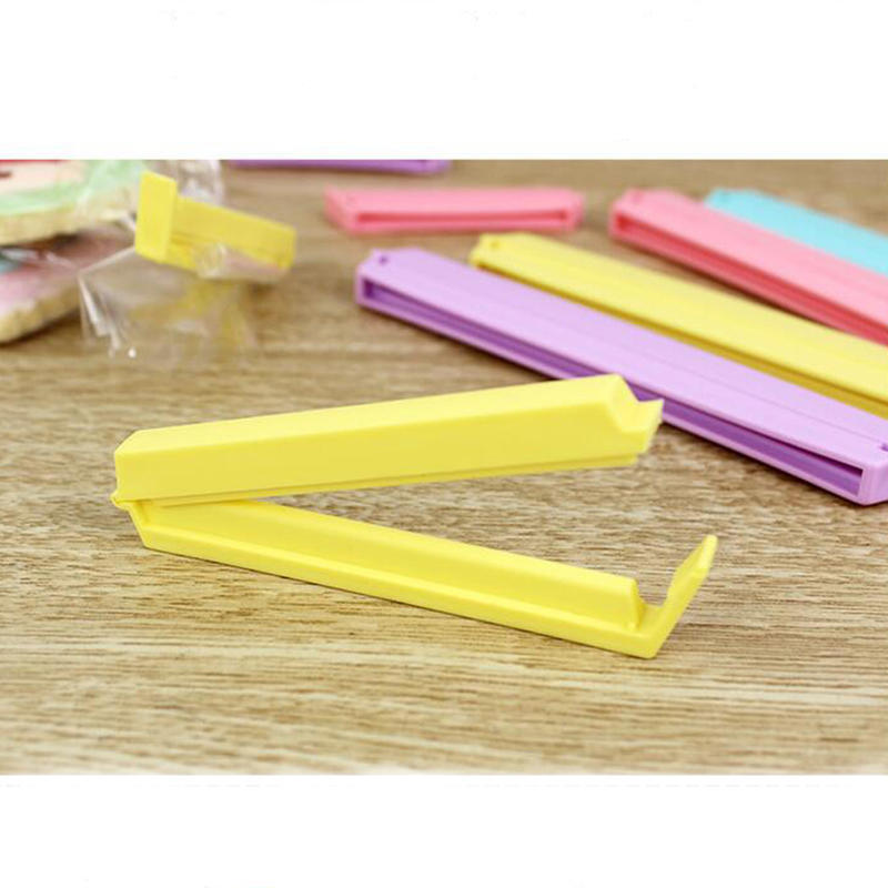12Pcs Pack Reusable Sealing Bag Clips Fresh Food Snack Bread Sealer Clamp for Home Kitchen Storage Tools