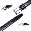 [COXSWAIN] Men's Leather Belt from the Prestigious Italian Tannery Lloyd. Genuine Leather, Black. High-quality Material. CW20208-19