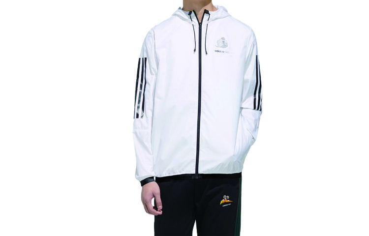 Adidas Neo Jackets Men s White Hooded Moderate Other GK5869 S