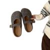 Fashion Women Lambswool Slippers Winter Sheep Fur Shoes Ladies Flat Cotton Slides Home Pantuflas Daily Slip on Furry Mules