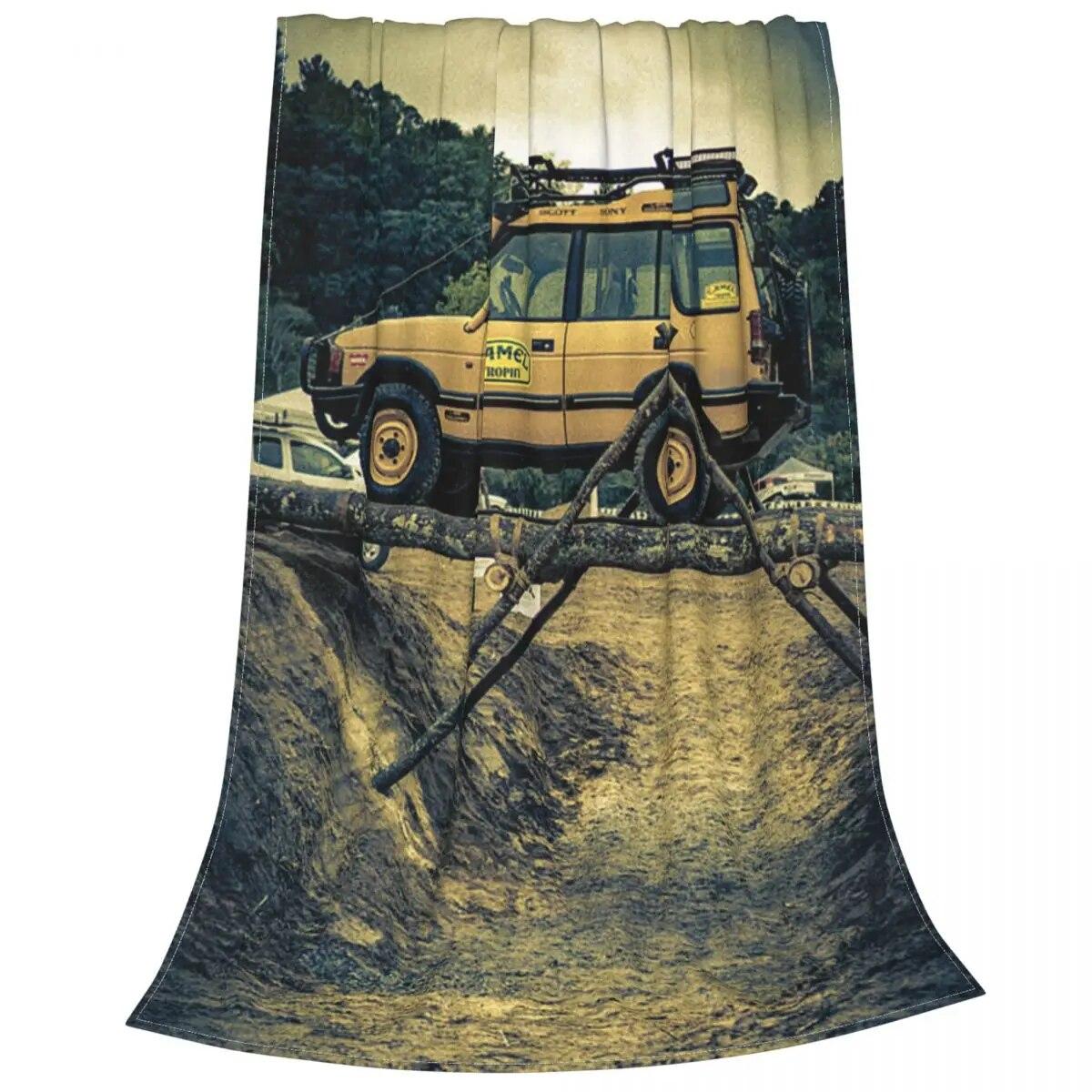 

Camel Trophy Defender 110 ковдр фланель весна осінь вінтаж дихаюча м яка ковдра для ліжка постільна білизна пледи 75x100cm 30x40in