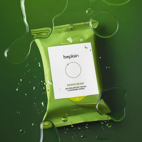BEPLAIN Green Bean Mildly Acidic Cleansing Water Tissue 20 Sheets