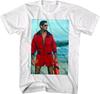 Baywatch David Hasselhoff Mitch Buchannon Men's Yellow Red Mens Women T Shirt TV LA Beach Lifeguard