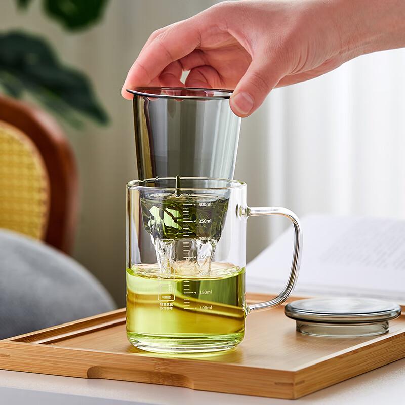 Meisni Borosilicate Glass Tea Infuser Cup