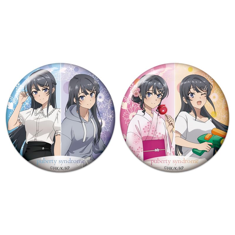 Rascal Does Not Dream of Bunny Girl Senpai Series Original Trading Mai Summer Vacation Badges Per Badges Sakurajima's Ver. (10 Box)