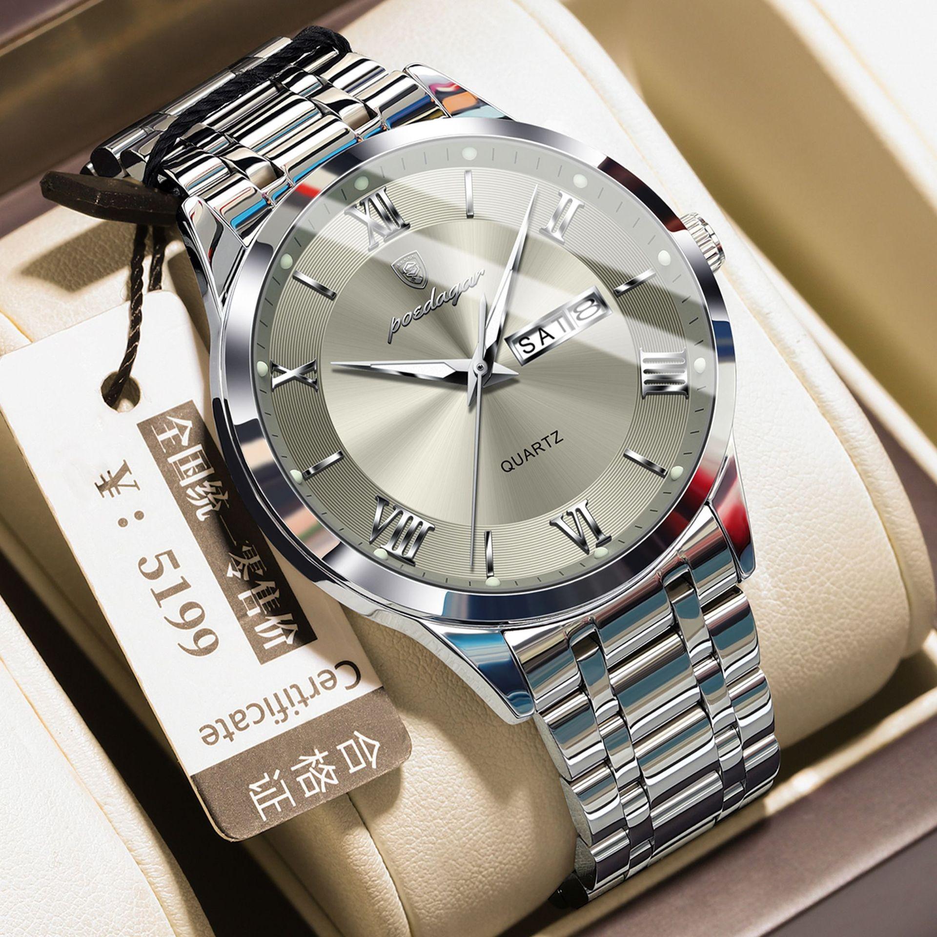 Ultra-Thin Men S Watch Waterproof Luminous Calendar Watch
