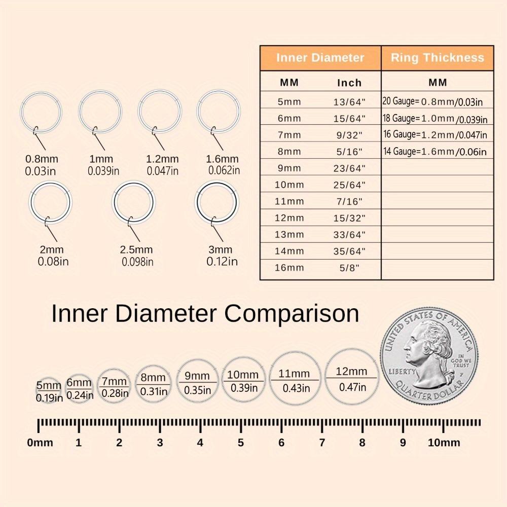 Drperfect Surgical Steel Septum Rings for Women Men Small Cute CZ Dangle Septum Nose Lip Helix Tragus Cartilage Piercing Zircon