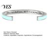 Bracciale Semplice di Alta Gamma Anche Questo Passerà Bracciale a Braccialetto con Mantra, Regolabile Inciso Motivazionale Comodo Braccialetto da Polso Informazioni Nascoste
