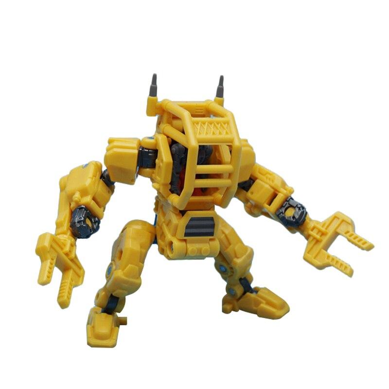 Transformation Action Figure Toy Head Werrior Series Weirdwolf Model 12cm Abs Deformation Car Robot Figma