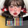 Eelhope 8 Color Neon Uv Liquid Eyeliner Pens For Vibrant Halloween Eye Makeup Looks
