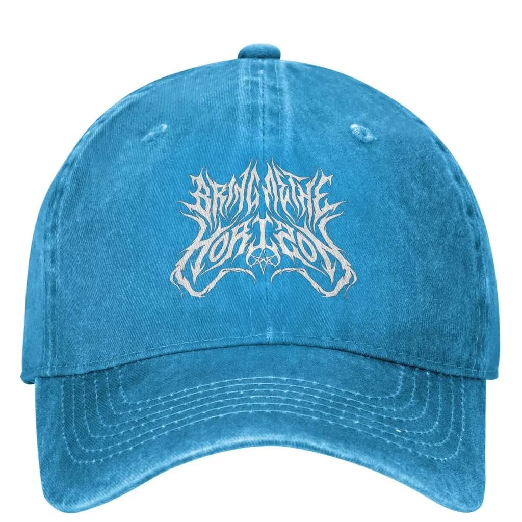 Printed Bonnet BMTH Bring Me The Horizons Brutal Logo  Baseball Cap Rock Music Tennis Skate Trucker Hat Men Adult Sun-Proof Baseball Caps