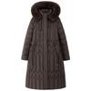 Sleeves Detachable Fashion Woman Winter Long Coats Hooded Faux Fur Collar Thick Warm Parkas Women's Jackets