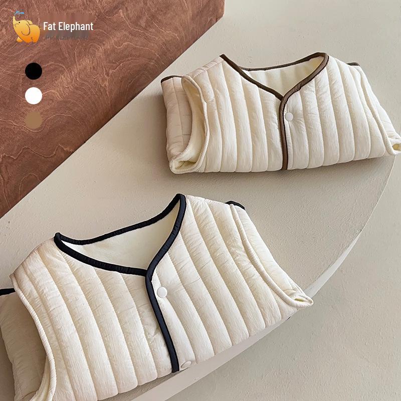 Kids' Warm Cotton-Padded Vest – Versatile Outerwear for Boys and Girls