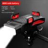 1PCS 4-in-1 Mobile Phone Holder Headlight Horn Convenient Portable Bicycle USB Charging Light Bicycle Accessories Dropshipping