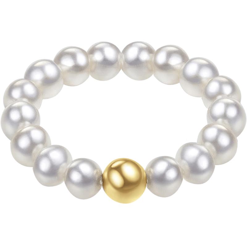 Lukfook Jewellery 18K Gold Mipearl Freshwater Pearl Ring