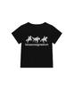 Tansanmageunesyum Horse Rabbit T-Shirt (Black/White)