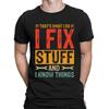 Lustig Ich repariere Sachen Mechaniker Ingenieur Werkstatt Geschenk Zitat Vintage Herren T-Shirts #NED