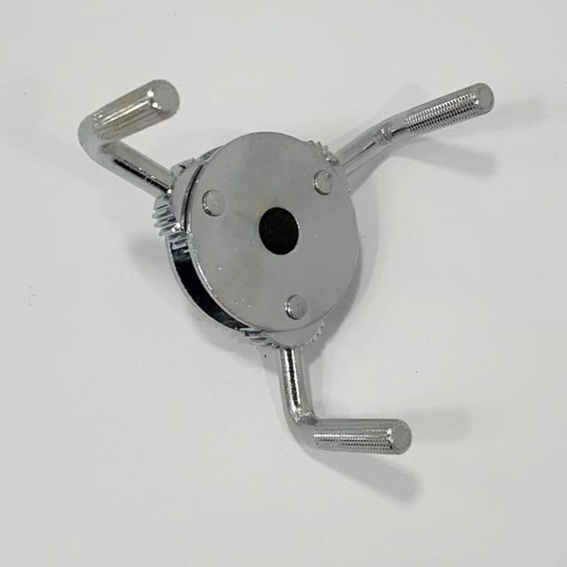 Ölfilterschlüssel-Demontage- und Entfernungswerkzeug, universell verstellbare Drei-Backen-Werkzeuge, geeignet für Auto-LKW-Hochleistungsfilter